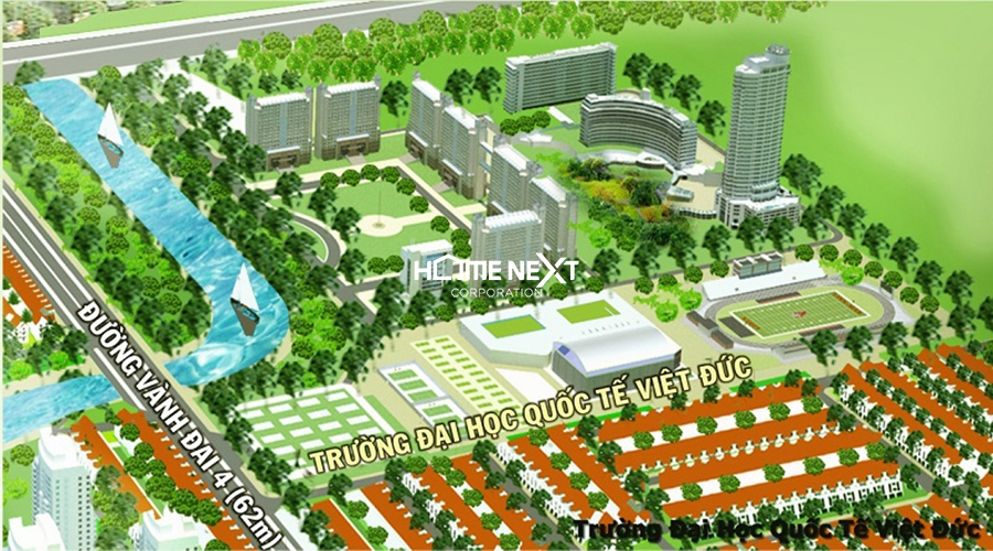 Đại học Quốc tế Việt Đức tọa lạc sát khu đô thị Thịnh Gia Bến Cát Bình Dương