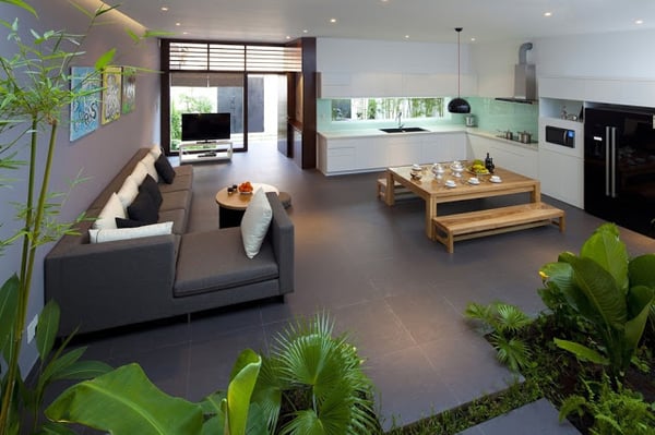 Xu hướng thiết kế nhà phố với căn hộ