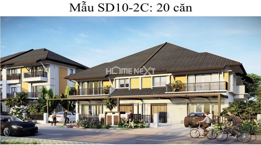 Mẫu SD10-2C có tất cả 20 căn Mẫu SD10-2C có tất cả 20 căn