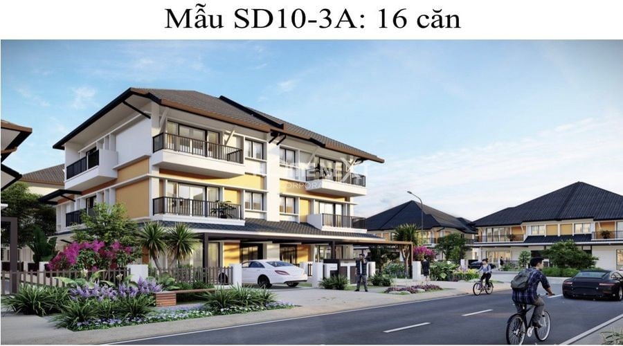 Mẫu SD10-3A có tất cả 16 căn Mẫu SD10-3A có tất cả 16 căn