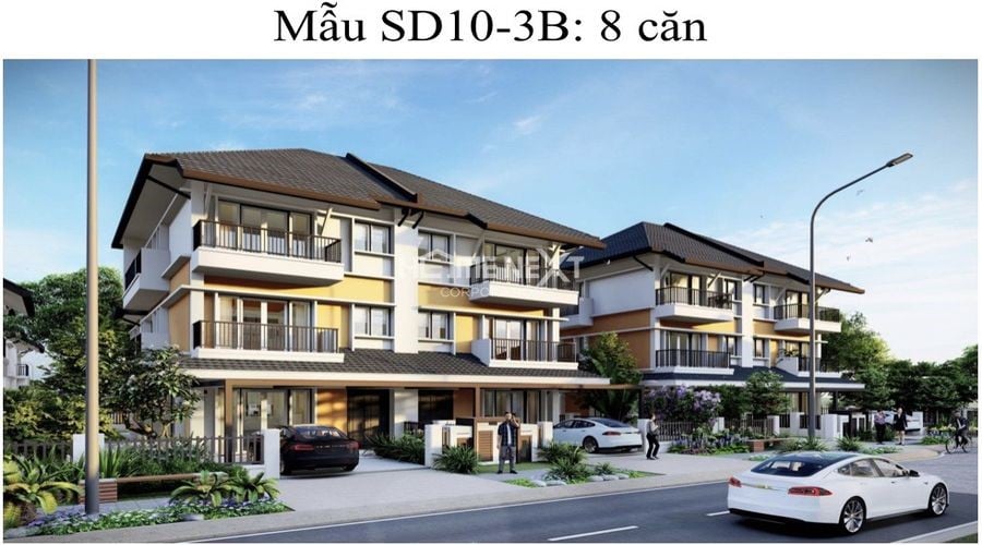 Mẫu SD10-3B có tất cả 8 căn Mẫu SD10-3B có tất cả 8 căn