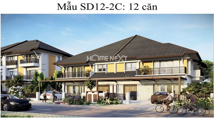 Mẫu SD12-2C có tất cả 12 căn