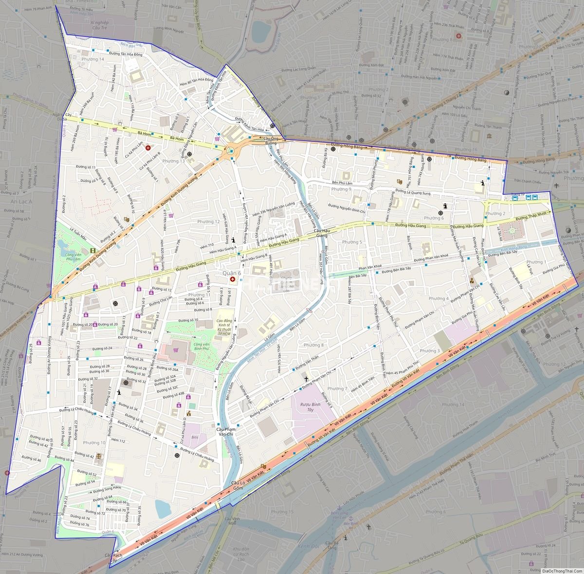 Thông tin mới nhất về Bản đồ quận 6 TPHCM: từ bây giờ, bạn có thể theo dõi và khám phá bản đồ trực tuyến để dễ dàng tìm kiếm thông tin về địa điểm và tiện ích.
