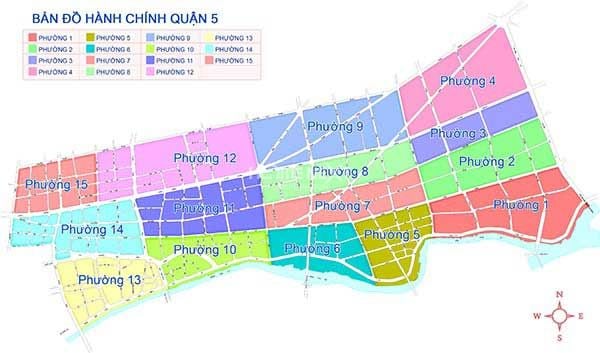 Bản đồ quận 5 Sài Gòn có những địa điểm du lịch nào?