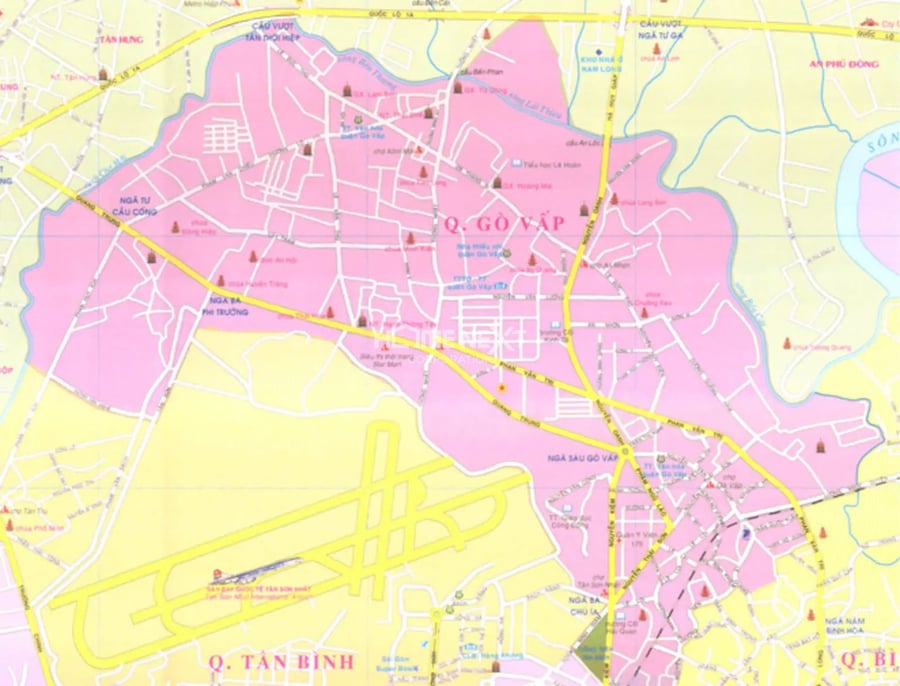 Bản đồ hành chính Quận Gò Vấp