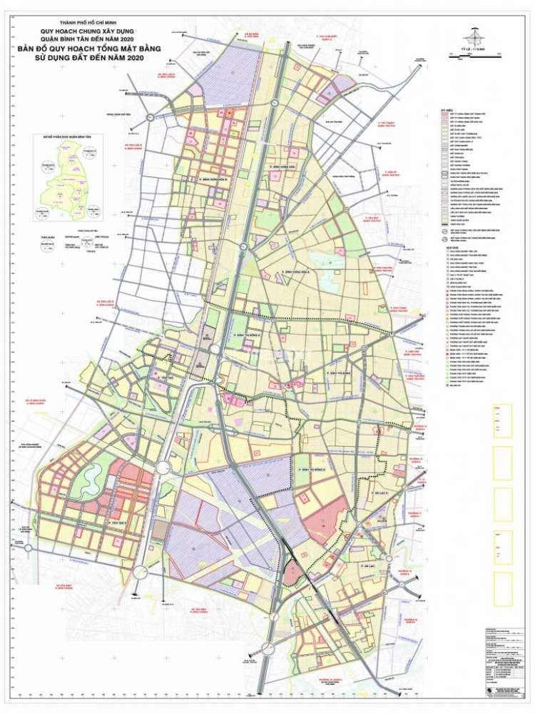 Bản đồ quy hoạch Quận Bình Tân TP.HCM