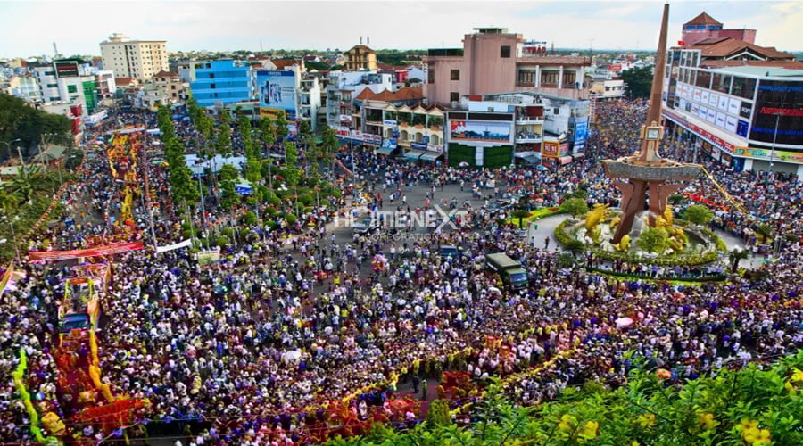 lễ hội chùa bà thiên hậu bình dương