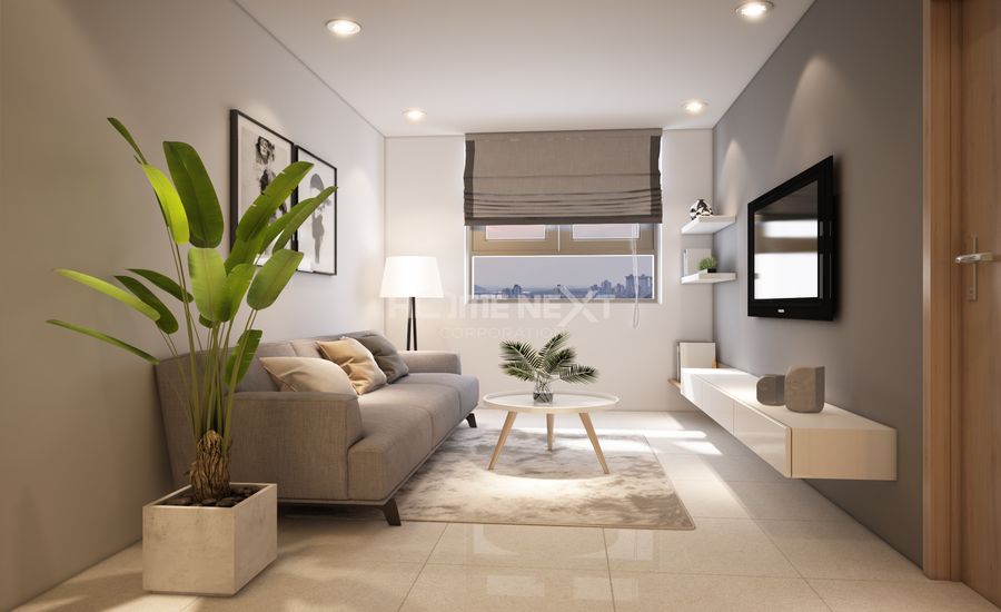 Căn hộ mẫu dự án AnHome Bình Dương - phòng khách hiện đại