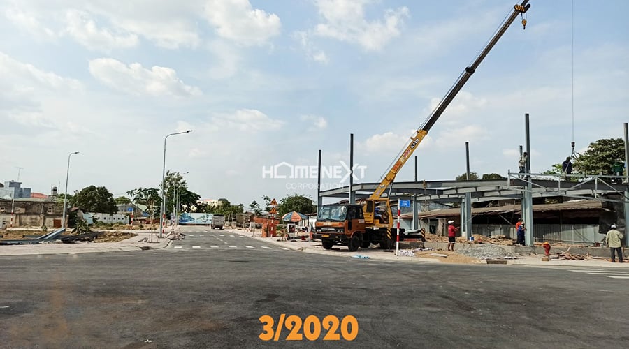 Tiến độ xây dựng dự án Alva Plaza Bình Dương tháng 3/2020