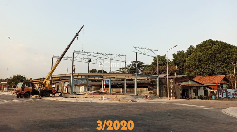 Tiến độ xây dựng dự án Alva Plaza Bình Dương tháng 3/2020