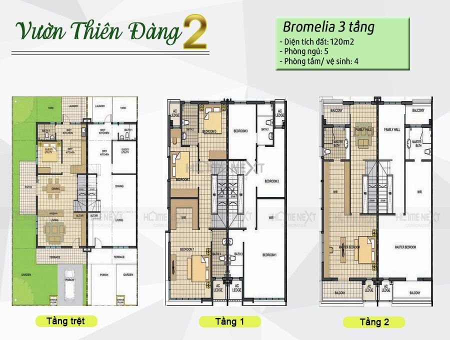 du-an-vuon-Nhà phố EcoLakes - Vườn Thiên Đàng Bromelia 3 tầng-dang-3-tang-bromelia