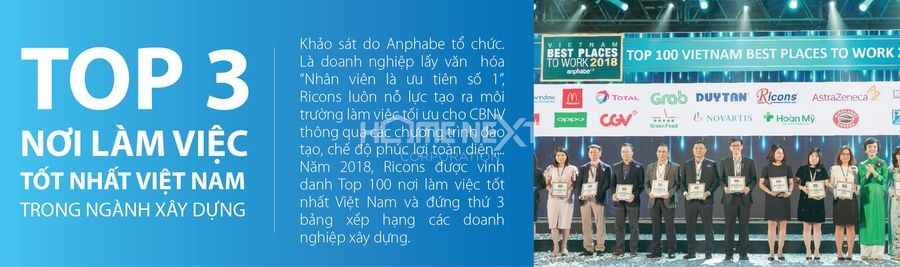 Top 3 nơi làm việc tốt nhất Việt Nam trong ngành xây dựng