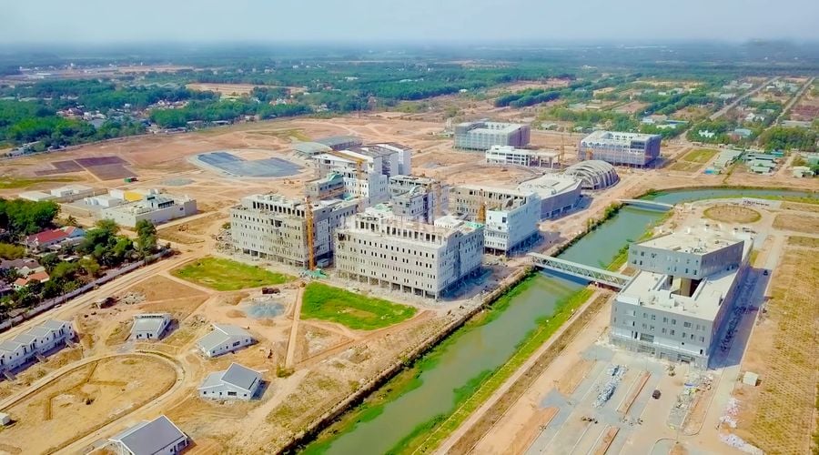 Tiến độ xây dựng trường Đại học Việt Đức Bình Dương