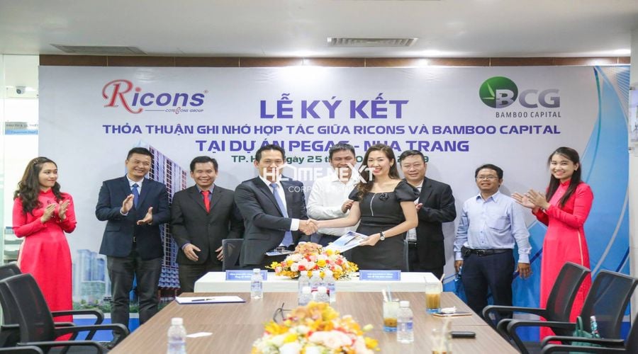 Lễ ký kết thỏa thuận ghi nhớ hợp tác giữa Ricons và Bamboo Capital