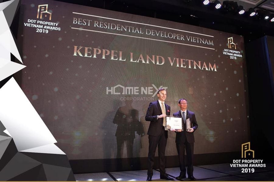 Giải thưởng Nhà Phát triển Dự án Dân cư Tốt nhất Việt Nam 2019 của Keppel Land