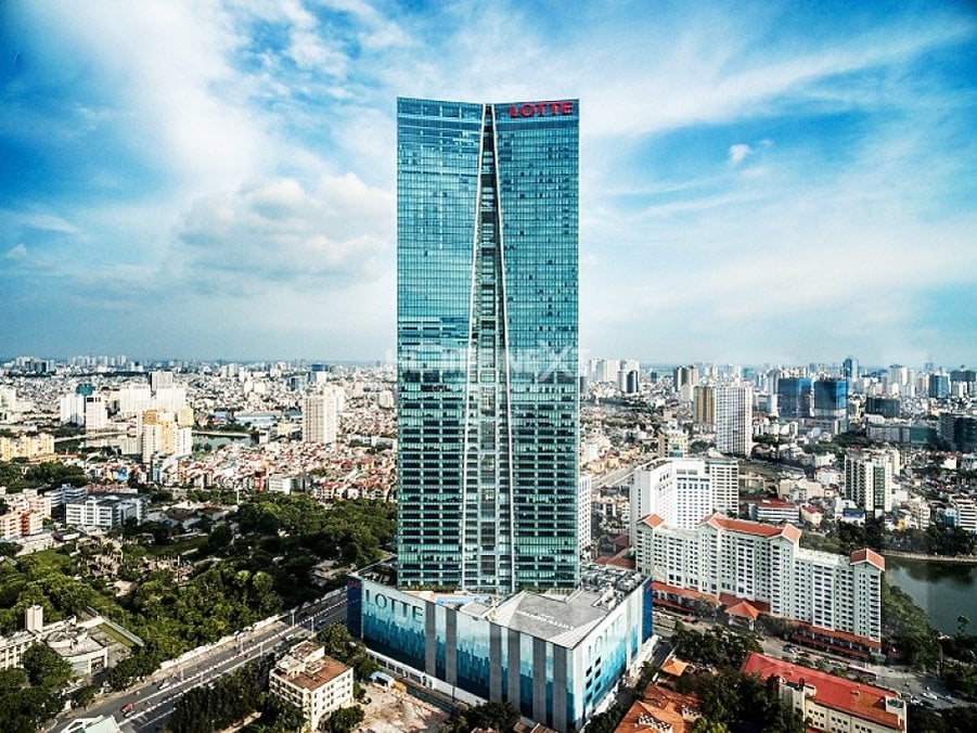 Lotte là tòa tháp cao thứ 2 tại Hà Nội đến từ chủ đầu tư Hàn Quốc