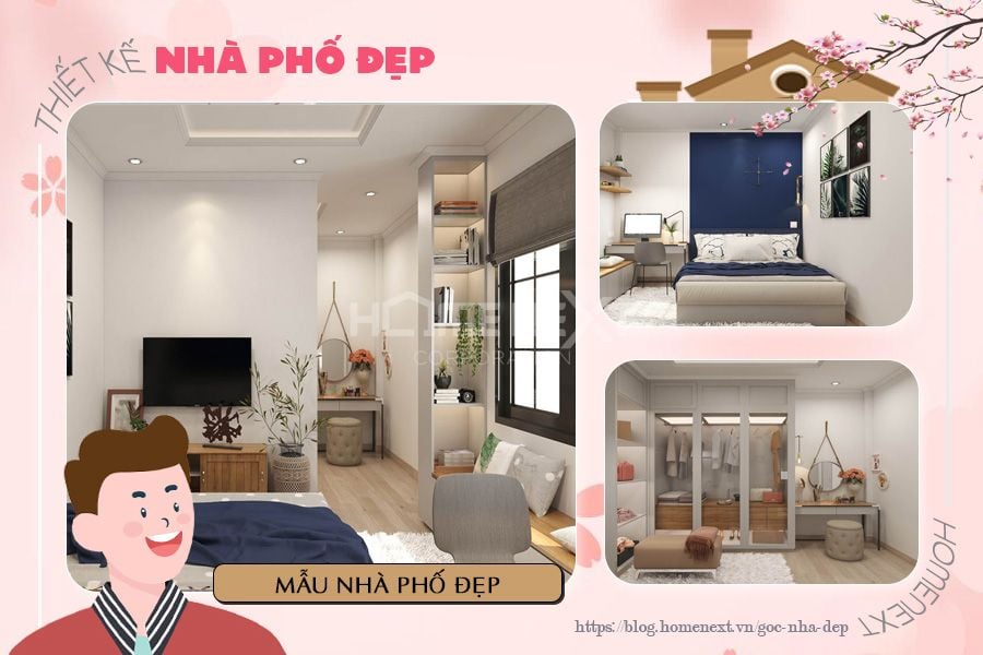 Thiết kế tầng lửng làm phòng sinh hoạt và phòng ngủ nhỏ vô cùng tiện lợi (Nguồn: datthu.vn)