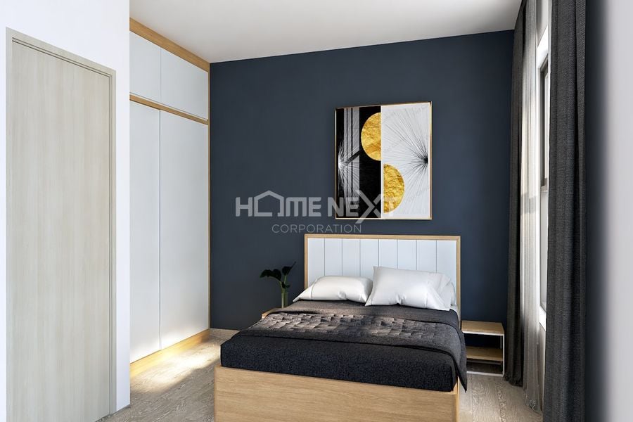 Mẫu căn hộ 1 phòng ngủ Compass One do Onhome Asia thiết kế nội thất