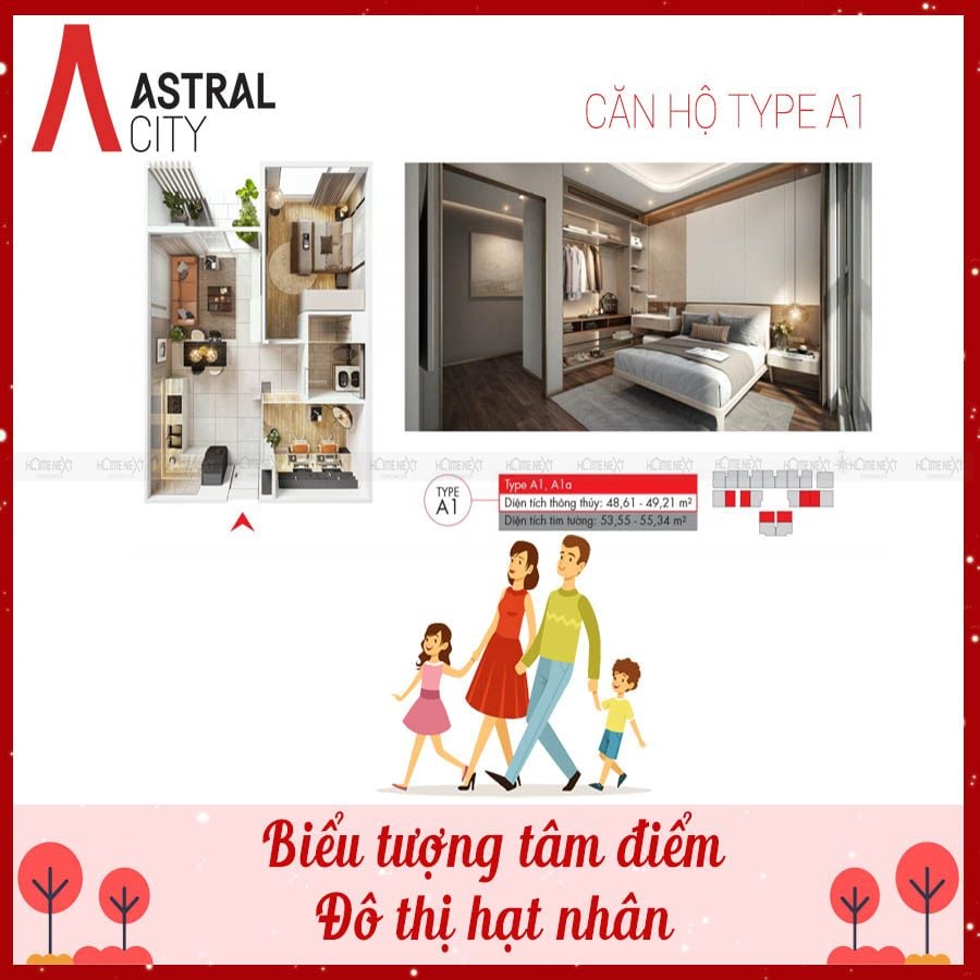 Mẫu bản vẽ căn 1 phòng ngủ tại Astral City Thuận An Mẫu bản vẽ căn 1 phòng ngủ tại Astral City Thuận An