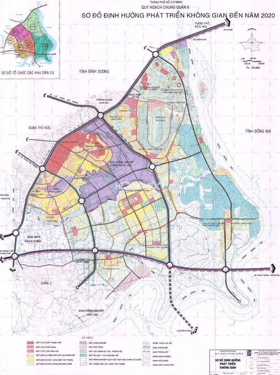 Bản đồ quy hoạch chung quận 9