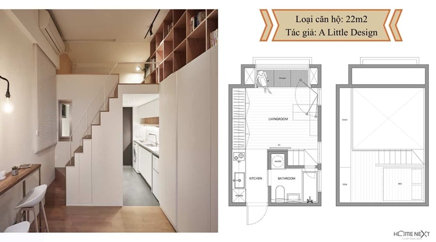 Thiết kế căn hộ nhỏ với thế mạnh tối đa hóa diện tích và sự sáng tạo của các chuyên viên thiết kế đã mang lại cho các căn hộ nhỏ một không gian tiện nghi và đầy đủ chức năng. Hãy cùng đón xem hình ảnh để khám phá thiết kế không gian sống độc đáo này.