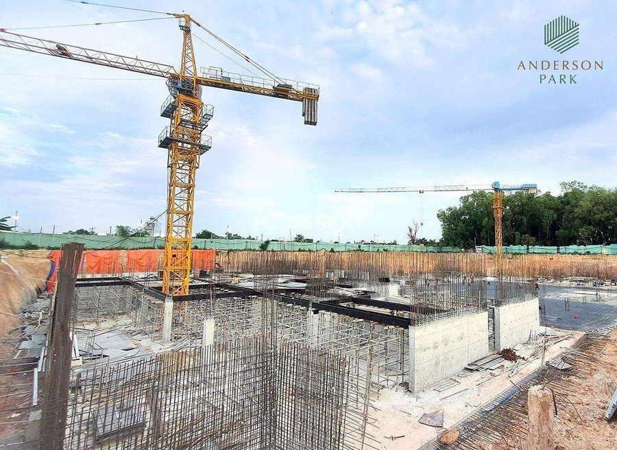 Tiến độ thi công mới nhất dự án Anderson Park