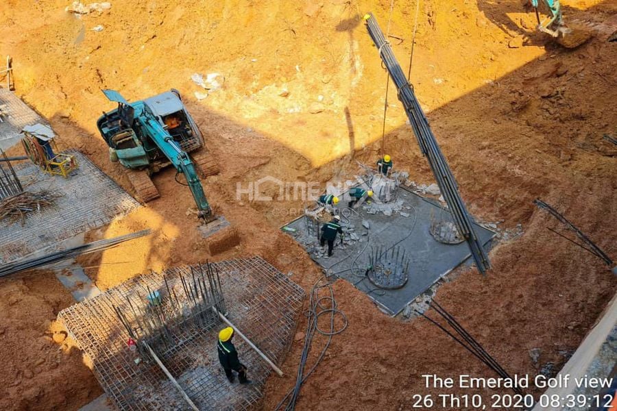 Tiến độ dự án Emerald Bình Dương tháng 10/2020