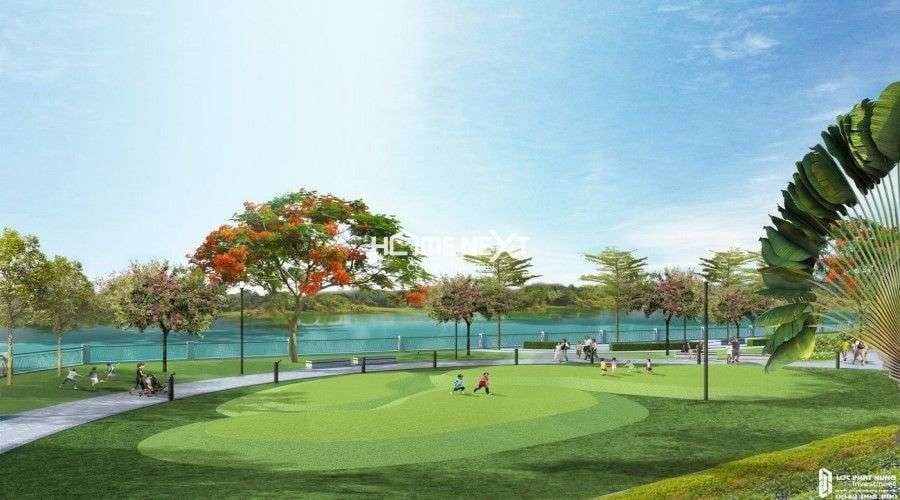Anderson Park với đường chạy bộ thoáng đãng Anderson Park với đường chạy bộ thoáng đãng