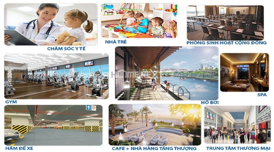 Hệ thống tiện ích nội khu nổi bật của dự án Hệ thống tiện ích nội khu nổi bật của dự án