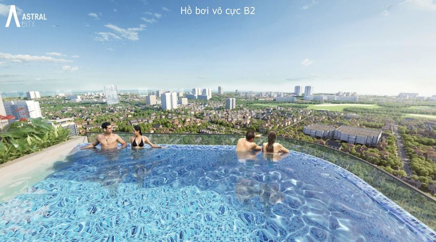Tiện ích hồ bơi thư giãn mỗi ngày tại khu dư án Astral City Tiện ích hồ bơi thư giãn mỗi ngày tại khu dư án Astral City