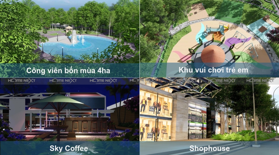 Tiện ích nội khu khu đô thị Thịnh Gia Bến Cát Bình Dương