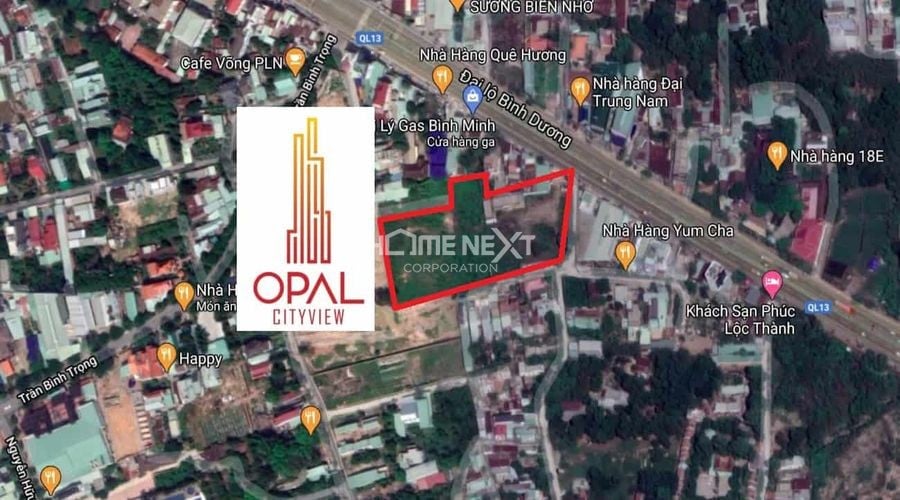 Vị trí dự án căn hộ cao cấp Opal City View Vị trí dự án căn hộ cao cấp Opal City View