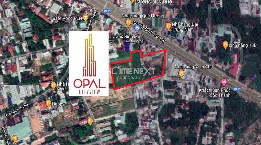 Vị trí dự án căn hộ cao cấp Opal City View